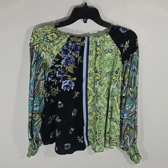 Free People Multicolor Paisley Blouse - Picture 6 of 15
